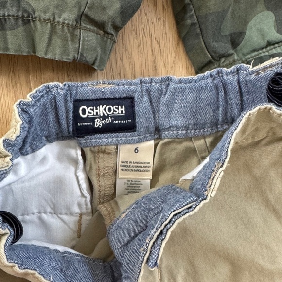 Carter's Kids Shorts Collection - Blue, Camo, Khaki, Beige - Picture 2 of 11